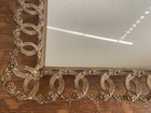 Antique Heavy Ormolu Filigree Gilded Rose Vanity Tray With  Mirror Large Gold