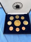 Malta  2004 Collection Of 9 Pattern   Prototype Euro Coins