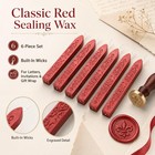 6 Pieces Sealing Wax Sticks With Wicks For Letter Seal Wax Stamp wedding Invi   