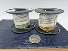 2 Rolls 20 Meters Gold   Silver Tone Tiny 1mm Snake Chain Nos Jewelry Findings