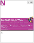 Bright White Cardstock 8 5x11 65lb 176gsm 75 Sheets Heavy Cover Paper For Crafts