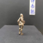 Chinese Bronze Copper Statue Hand Carved Anime Girl Figurine Temptation Statue