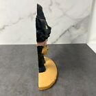Vintage Cast Iron Black Cat Jack-o-lantern Pumpkins Collar Halloween Door Stop