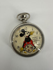 1930s Ingersoll Mickey Mouse Pocket Watch W  Fob   Original Box Walt Disney Vtg