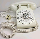 Vintage Stromberg Carlson White Rotary Dial Telephone 1978 500 4 Prong Untested