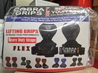 Cobra Grips Pro Weightlifting Straps Gloves Power Lifting  Black Small