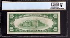1929 T2  10 First National Bank Note Currency Painted Post New  York Pcgs Vf 30