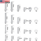 1080 Pcs Screws Bolts   Nuts Assortment Kit Metric Machine Screws   Nuts   Flat
