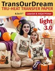 Heat Transfer Paper For Inkjet   Laser Printer - 10 Sheets 8 5x11  Light Fabric
