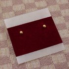 New 14k Yellow Gold 4mm Mini baby Ball Post Earrings