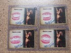 Nikkita Lyons Hand Signed   Kissed Authentic Card Sexy Wwe Nxt Autograph Model