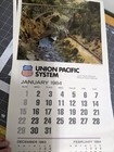 Vintage Union Pacific Railroad Calendars-lot 3-total Of 8 Pieces