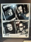Eddie Van Halen Full Band Original Hand Signed Autographed 8 X 10 Photo Wb