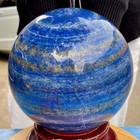 18 27lb Large Natural Lapis Lazuli Jasper Quartz Sphere Crystal Ball Reiki Heal
