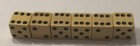 Three Pair  Butterscotch Bakelite 5 8    Vintage Dice  tested 