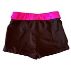 Danskin Company Freestyle Dance Dancewear Shorts Size 6 6x Runs Small Pink black