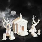 Graveyard Crypt Mordheim Wargaming Terrain For Warhammer Age Of Sigmar Or Warcry