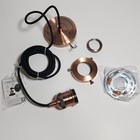 Innovations 1 Light Bare Bulb Mini Pendant In Antique Copper - 200c-ac