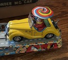 Vintage San Japan Wonder Mg Tin Car   Box