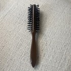 Vintage Avon Brown Handle 8 1 4 Full Round Hard Bristle Styling Brush Nylon  821