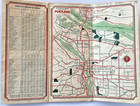 Gas Station Map Oregon Washington Highways 1936 Smiling Associated Dealer 5f