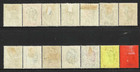 Transvaal  british  1902   252- 265  All Lower Values Of Edward Vii Set  M h  Vf