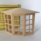 Bay Window Dollhouse Miniature   h5008  1 24 Half Scale Houseworks Nos