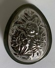 4 Vintage Chocolate Molds Half Easter Egg  Flowers Squirrel Stork Rooster Rare