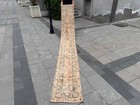 Vintage Oushak Runner Rug 1 6x12 6 Ft Skinny Hallway Turkish Rug