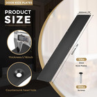 2pcs Door Kick Plate  8 X 34 Inches Aluminum Kick Plate Door Plate  1 5mm  1 16