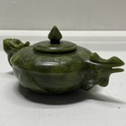 Traditional Chinese Jade Like Teapot  Cups And Tray 8pc Gift Box Set