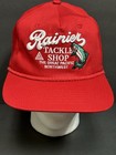 Rainier Beer Tackle Shop The Great Pacific Northwest Red Hat Cap New Rare
