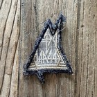 Vintage Def Leppard Patch Triangle Logo Embroidered Sew On 1980s No Iron Backing