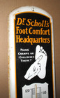 Dr  Scholl s  Foot Care -- Drugstore - Thermometer Sign - Big Size - Still Works