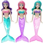 Banzai 3 Piece Sparkle Mermaid Dive Toys - Glittery Sparkle Tails
