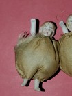 3 Cute Tiny Antique German Miniature All Bisque Dollhouse Dolls 2 25 