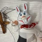 Vintage Pelham    Puppet White Alice Rabbit Marionette