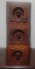 3 Vintage Antique Singer Treadle Sewing Machine Wood Wooden Cabinet Box Drawers