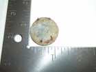 Original Civil War Us Stamped Brass Lead Filled 4-wire Back Rosette 1 1 4  Round