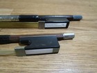 2 Vintage Violin Bows Roth Glasser   Paesold - As Is