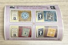  unused Stamps  Ajman 43a-44a Sheets Anniversary Of 1st Postage Stamp 1965 