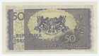 Czechoslovakia 50 Korun Nd 1945 Pick 62 s Aunc Almost Uncirculated Specimen