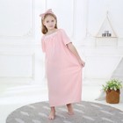Girls Cotton Nightdress Lace Pajamas Short Sleeve Sleepwear Nightgown Home Dress