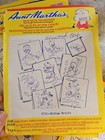 Lot Of 14-aunt Martha s Hot Iron Transfers 6 Unopened Embroidery Needlepoint 