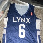 Alleson Minnesota Lynx Wnba  6 Basketball Jersey Blue white Size S