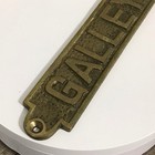 Galley Ship Sign Brass Nautical Beach House Boat Decor 5 5 Inch