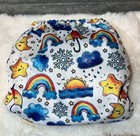 Mama Koala Reusable Cloth Diaper With Fun Weather Pattern One Size Pocket Style