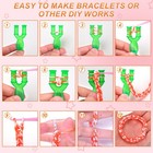 24 Colors Rubber Band Bracelet Kit For Kids Ages 6 