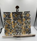 Vera Bradley New Go Wild Retired  49 Med Tote Toggle Closure Shoulder Bag Nwot