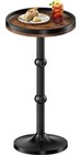 Round Side Table small Drink Table For Small Spaces nightstands Accent End Table